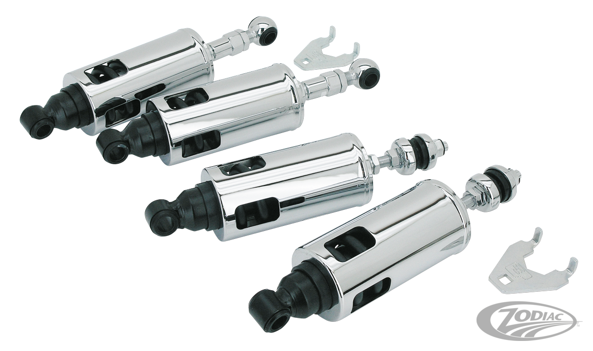 PS Adj. Softail shocks chrome std. 89-99 For Harley-Davidson