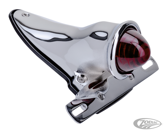 Chrome Crocker style taillight For Harley-Davidson