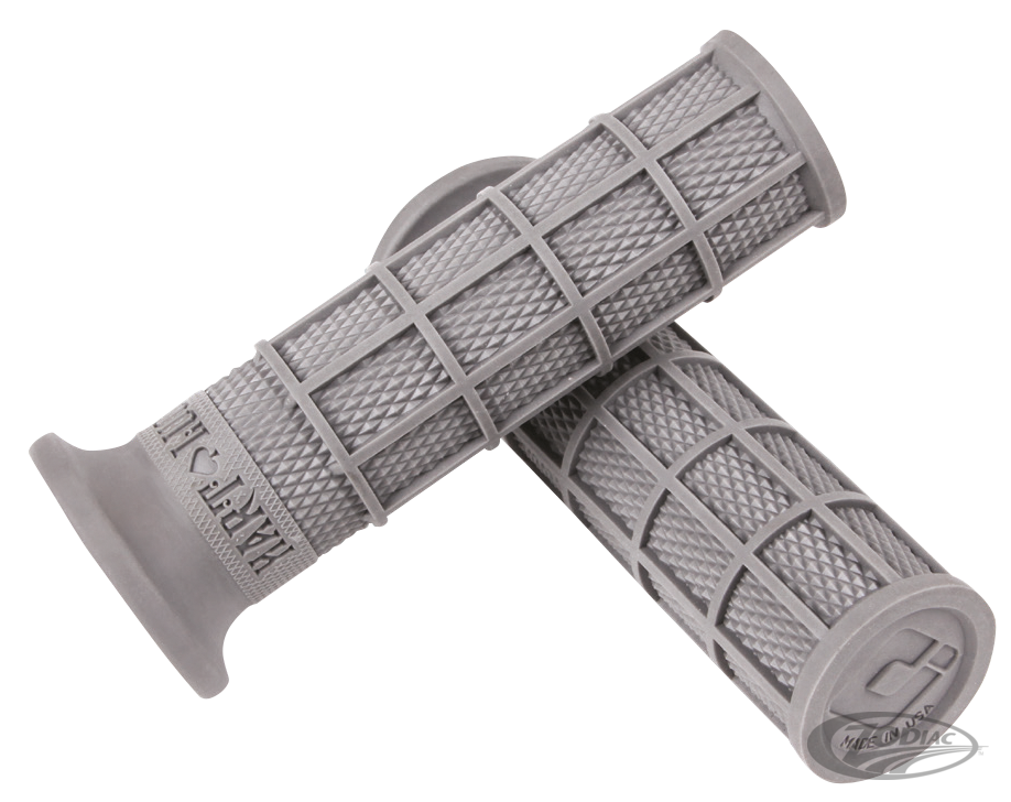 Hart Luck full waffle grips Graphite For Harley-Davidson