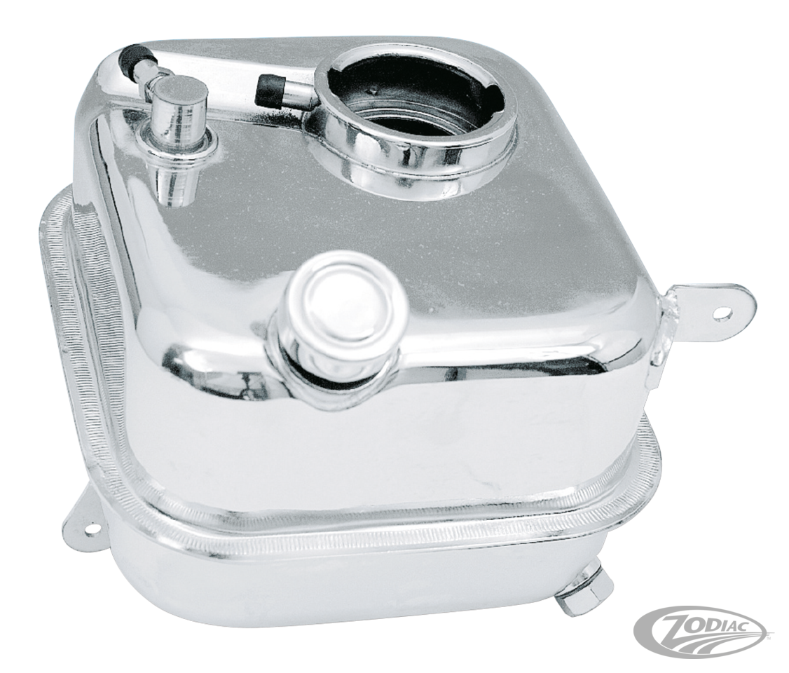 Chrome oil tank FX65-86 FL65-86 For Harley-Davidson