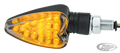 GZP Black heart LED turn signal E-approv For Harley-Davidson