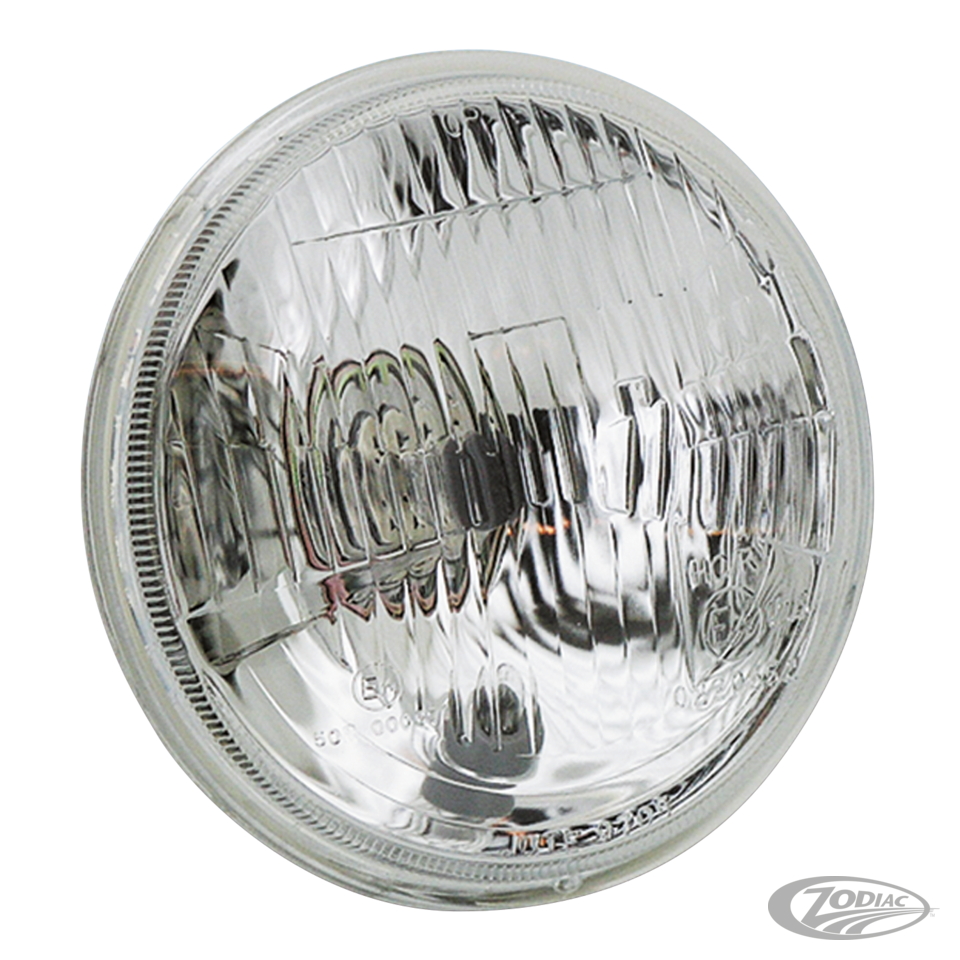 GZP EU 5.75" H4 unit w/bulb & parking li For Harley-Davidson