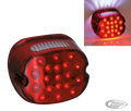 GZP LowPro Cluster taillight red lens E- For Harley-Davidson