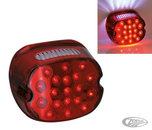 GZP LowPro Cluster taillight red lens E- For Harley-Davidson