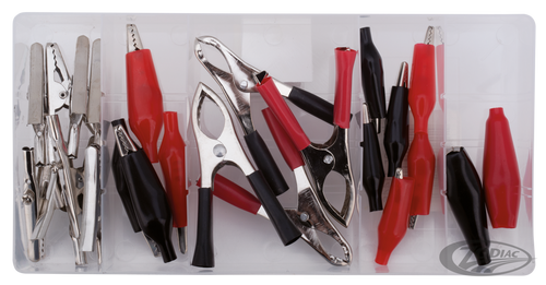 24Pc assortment crocodile clips For Harley-Davidson