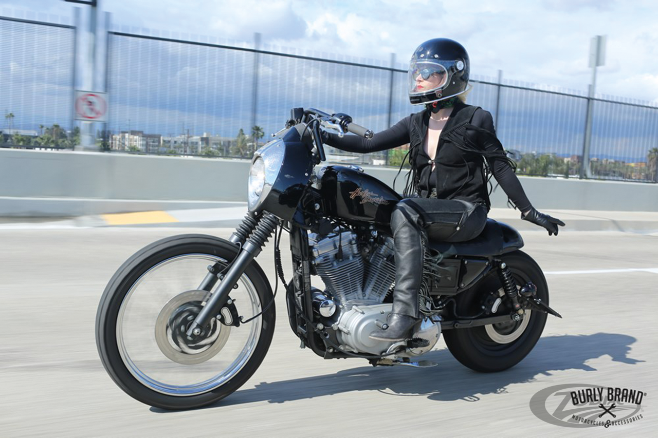 Burly the Jim bar 11" black For Harley-Davidson