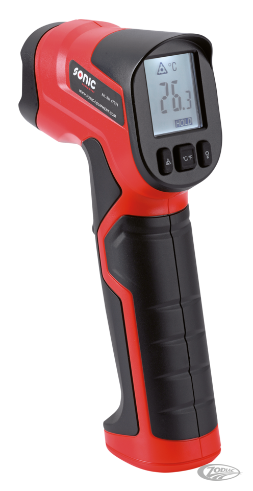Sonic infrared thermometer -30 to 330dgr For Harley-Davidson