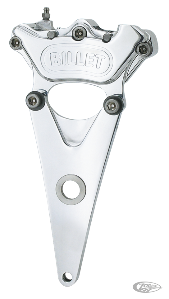 Billet 4 caliper + Y-bracket 11.5" For Harley-Davidson