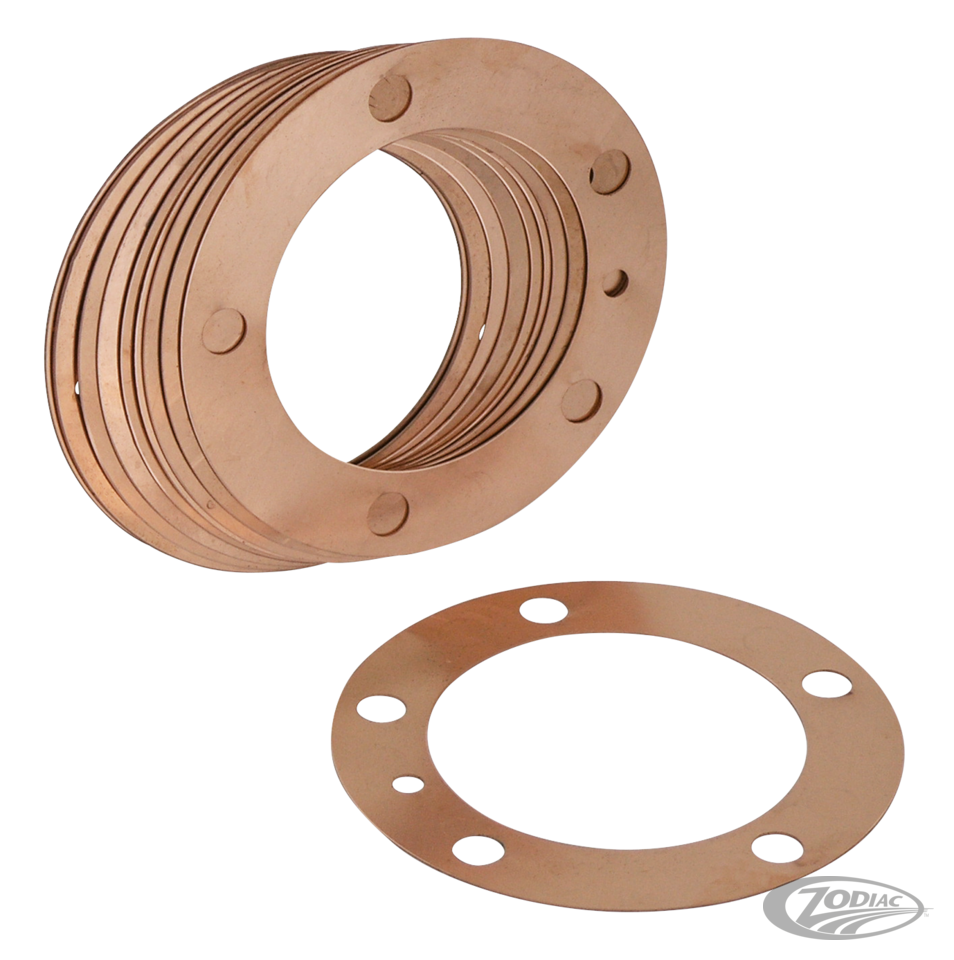 10pck copper head gasket BT66-84 3.5" For Harley-Davidson