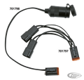 NAMZ Power Port Y-Adaptor For Harley-Davidson