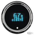 Dakota Round Mini Speed/Tach w/indicator For Harley-Davidson