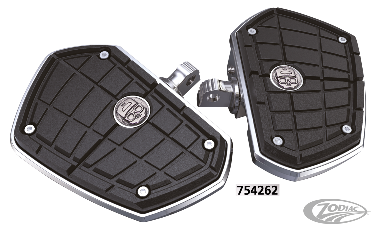 Ciro ASR floorboards Chrome For Harley-Davidson