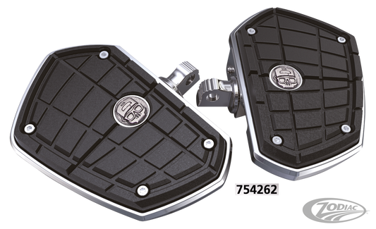 Ciro ASR floorboards Chrome For Harley-Davidson