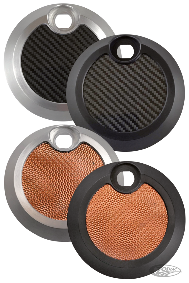 Fuel Door FLH/T08-UP Natural with Carbon For Harley-Davidson