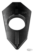 Lock Relocator black For Harley-Davidson