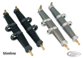 Slimline Oilcooler 280mm polished FXST For Harley-Davidson