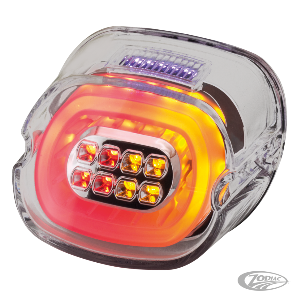 GZP Paradox LED taillight+turnsign.clear For Harley-Davidson