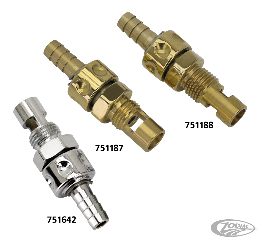 K-Tech petcock for S&S B carb For Harley-Davidson