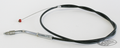 Throttle cable black L=37" 135deg For Harley-Davidson