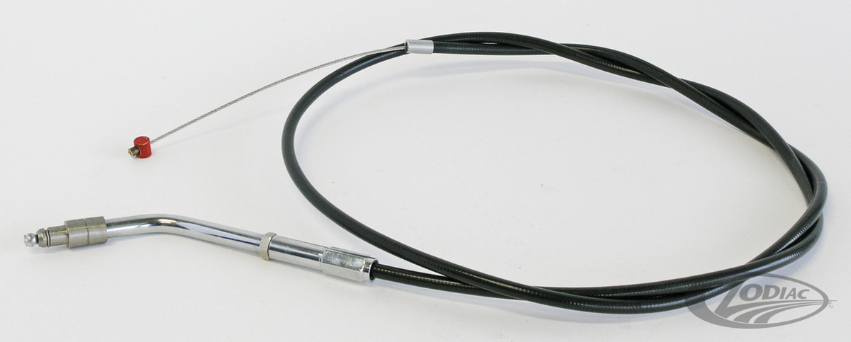 Throttle cable black L=37" 135deg For Harley-Davidson