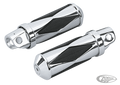 GZP Diamond foot pegs,driver female For Harley-Davidson