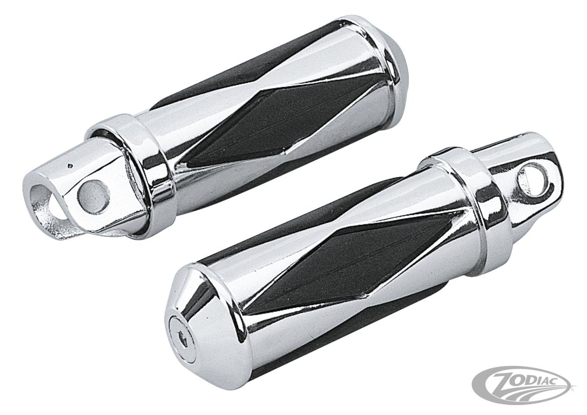 GZP Diamond foot pegs,driver female For Harley-Davidson