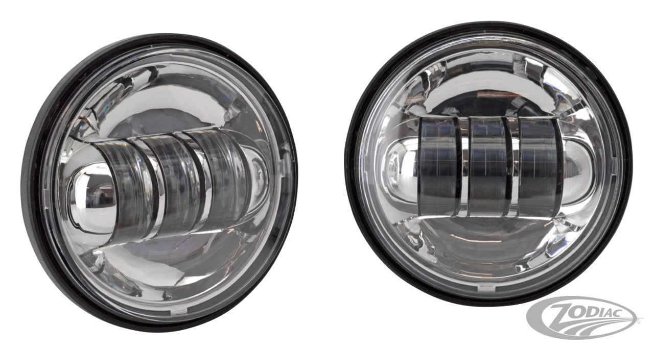 Cyron 4.5" passing lamp led light units For Harley-Davidson