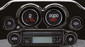 HLY BGR 6 GAUGE MLX 96-03  Chrome Bezels For Harley-Davidson