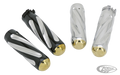 Neo-Fusion Spiral grips Black/Brass For Harley-Davidson