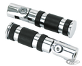 GZP Chrome folding billet passenger peg For Harley-Davidson