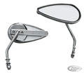 GZP Chrome HD style teardrop mirror p For Harley-Davidson