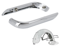 stripe set single sergeant style w/clamp For Harley-Davidson