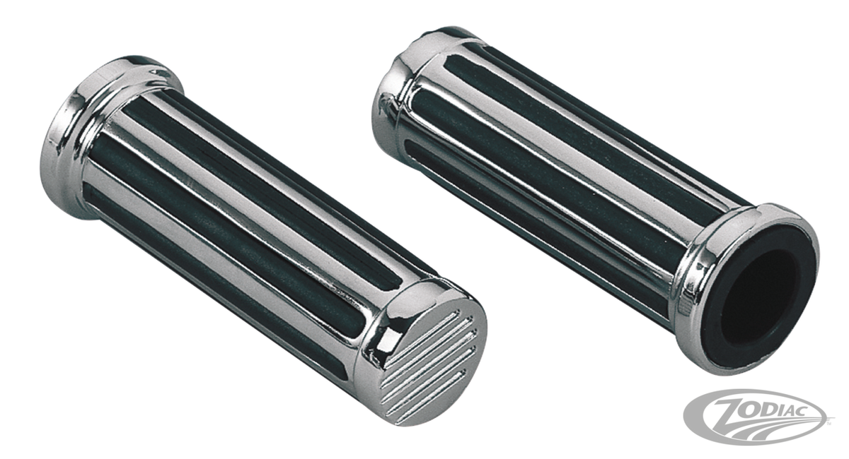 GZP Speedline grooved grip set For Harley-Davidson