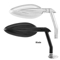 PM Vision Blade mirror Chrome For Harley-Davidson