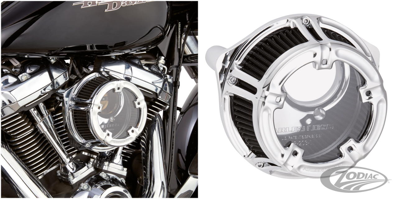 Method Clear A/C - Chrome ME17-UP For Harley-Davidson