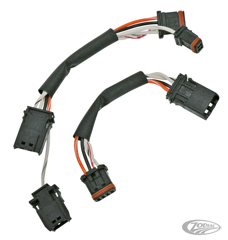 NAMZ H/bar Cntrl Xtension Harness 4" Fit For Harley-Davidson