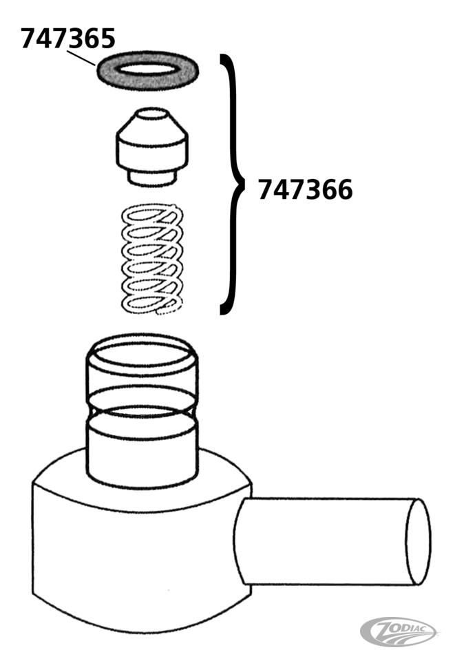 5Pck Fueltool Fuel Line male end o-ring For Harley-Davidson