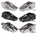 2Bros FXD/XL MX Footpeg SS Black For Harley-Davidson