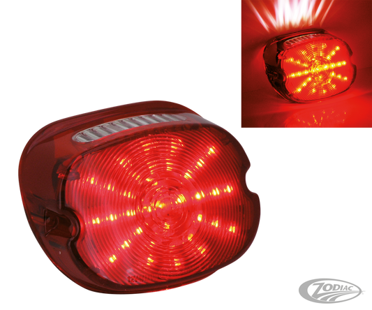 GZP LowPro H-D LED taillight red lens E- For Harley-Davidson