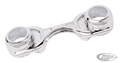 METHOD Forged Fork Brace - Chrome 49mm For Harley-Davidson
