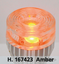 GZP SINGLE CLSTR 12XLED BULB WHITE BA15S For Harley-Davidson