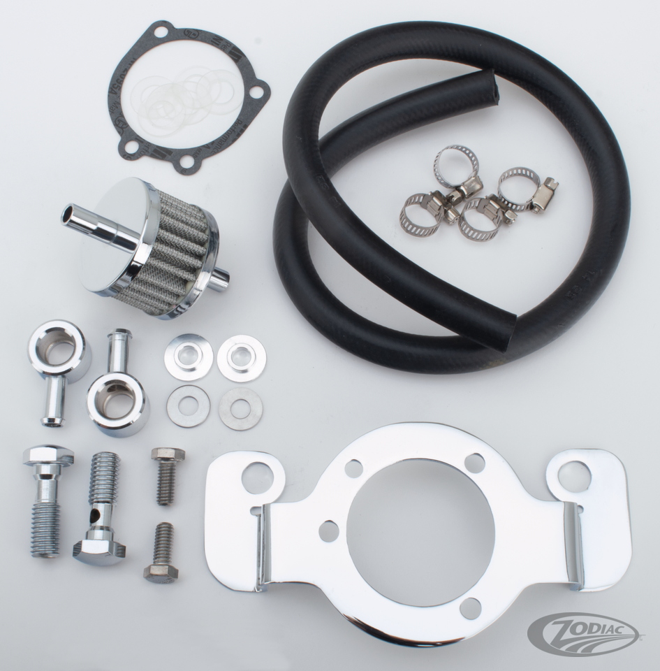 GZP A/C Support w/breather kit XL91-06 For Harley-Davidson