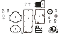 Transm. seal kit FXD06-17 F*ST07-17 For Harley-Davidson