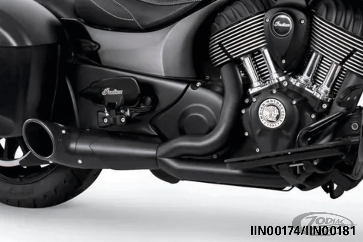 FREEDOM 2-1 TURNOUT Ptch BK Classic For Harley-Davidson