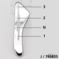Shifter guide 3 speed chrome WL47-73 For Harley-Davidson