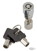 GZP Chrome neck lock pin set with key For Harley-Davidson