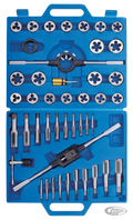 Tap and Die set 45 piece SAE Tungsten For Harley-Davidson