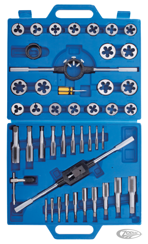 UNF Tap And Die Set - 5/8", 1/2", 1/4", 5/16" Thread Sizes (Imperial/Carbon Steel)
