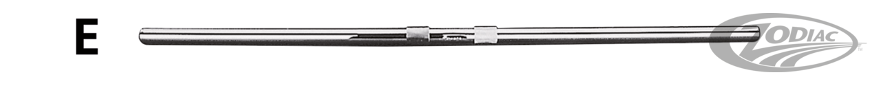 STRAIGHT 2 HANDLEBAR 82 UP For Harley-Davidson
