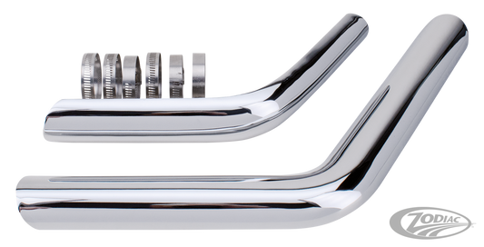 Chrome heat shields for zpn 789413 For Harley-Davidson